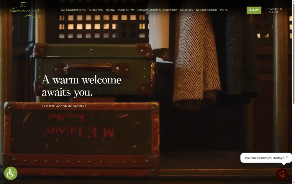 The Greenwich Hotel homepage
